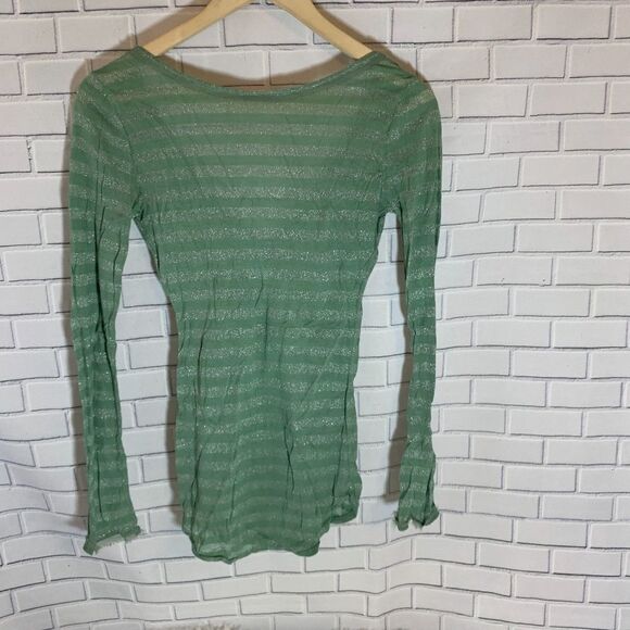 Intimately Free People NWOT Mint Green Henley Sz S - Picture 3 of 7